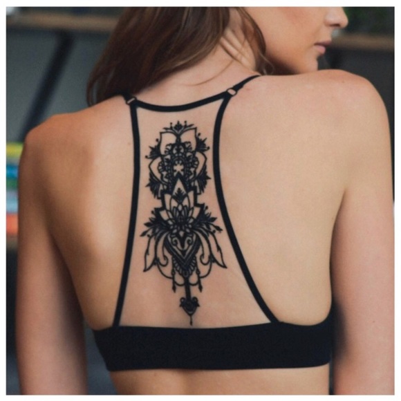 Kara and Kate Other - ‼️SALE‼️‼️LAST ONE‼️ Black Tattoo Bralette 🥀🖤